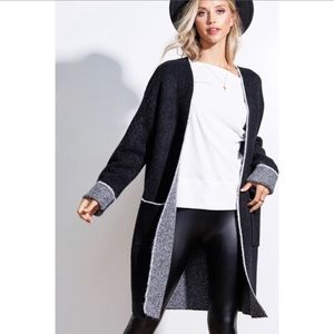 Contrasted Cardigan